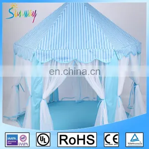 Pink Children Princess Castle Tent Kids Playing House thumbnail-6