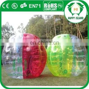 HI New Design TPU/PVC Pvc Small Zorb Ball Human Bubble Ball for Football thumbnail-1