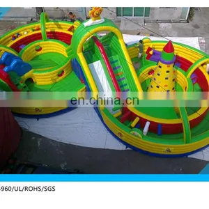 Outdoor Giant Inflatable Obstacle Course. 8 Shape Inflatable Obstacle Course Equipment thumbnail-1
