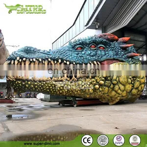 Customer Made Giant Animatronic Animal Model Crocodile Head thumbnail-1