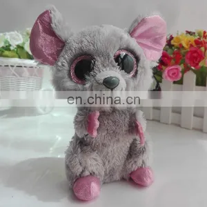 TY Branded Furry Big Eyed Plush Mouse China Factory Plush Toys thumbnail-2