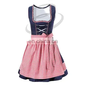 Classical Dirndl Trachten German Oktoberfest Bavarian Traditional Dirndl For Women (Traditional Bavaria Clothing) thumbnail-1