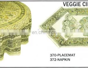 HAND BLOCK PRINTED TABLE CLOTH MAT & NAPKIN thumbnail-1