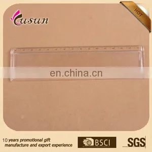 Promotional 15cm Clear Blank Plastic Straight Ruler With Round Corner thumbnail-2