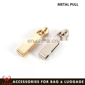 Fashion Zinc Alloy Material Metal Zipper Puller With Slider Use in Bag/handbag/luggage thumbnail-4