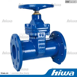 DIN3352 F5 Non-Rising Stem Resilient Seated Gate Valve thumbnail-1