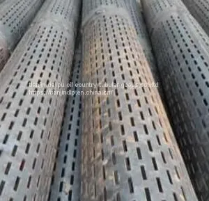 Stainless Steel Perforated Pipe Slotted Casing thumbnail-1