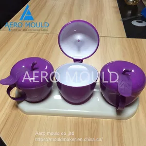 Hot Runner Valve Gate Plastic Spice Container Mould thumbnail-2