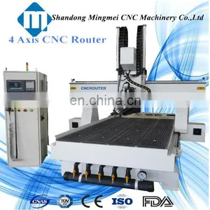 Japanese YASKAWA Vacuum Table Cnc Router With Hsd Spindle With Dust Collector System thumbnail-3