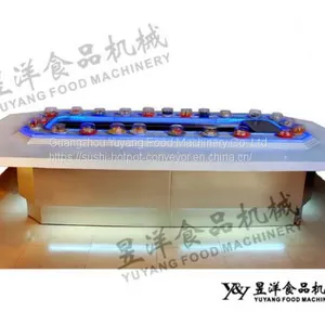 Dim Sum Conveyor Belt Food Grade Stainless Steel Sushi Conveyor Belt thumbnail-2