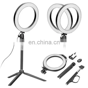 Dimmable 14 Inches Phone Holder Color Box 42W 5500K Camera Studio LED Ring Light With 2M Stand thumbnail-5