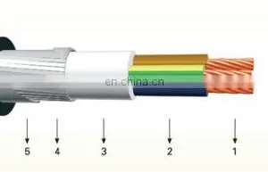 NYFGbY / YVZ3V Pvc Insulated Galvanized Steel Armoured Pvc Sheath thumbnail-3