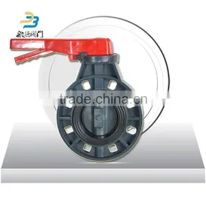 Manual Upvc Wafer Butterfly Valve Dn150 thumbnail-4