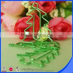 Christmas Tree Design Paper Clip Metal Spring Clips thumbnail-6