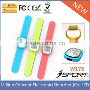 Sport Silicone Bracelet Pedometer Step Counter Watch thumbnail-1