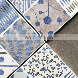 Nordic Modern Personality Blue Tile Restoring Ancient Ways Brick Toilet Floor Tile Toilet Kitchen Wall Brick Tile thumbnail-4