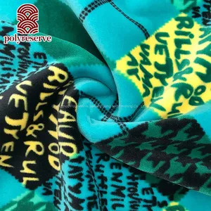 Polyreserve Textile Single Face Super Soft Printed Stretch Velvet Fabrics thumbnail-1