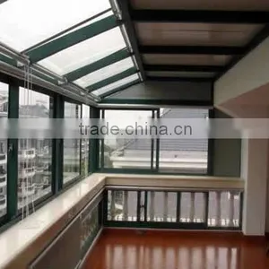 Aluminium Terrace Glass Sunroom Modern Style for House thumbnail-1