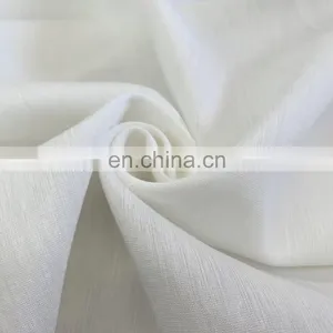 High Quality Fast Deliver Cotton/linen Viscose Nylon Blended Yarn Dyed Fabric for Dress Shirt thumbnail-5