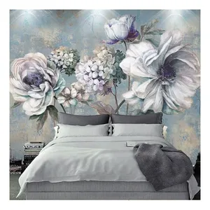 18D 16D 8D Luxury High-quality Decorative 3D 8D Mura Lflower Wallpaper Murals House Dropshipping thumbnail-1