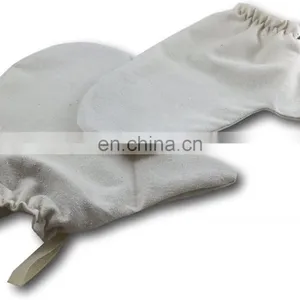 100% Silk Glove Mitten, Garshana Glove, Ayuervedic Dry Massage Glove thumbnail-5