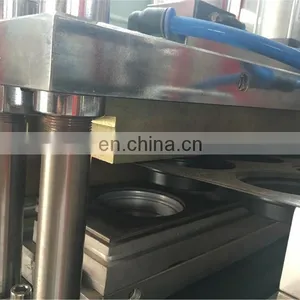 PCL450S Automatic Coco Cola Plastic Cup Lid Making Machine, Cold Hot Drink Container Cover Forming Machine With Security Cover thumbnail-4