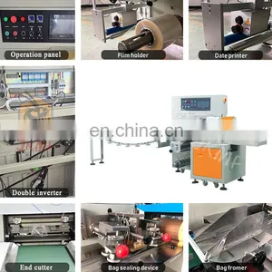 Hot Selling Automatic Feeding Orange Pillow Wrapping Machine Tangerine Packaging Machine thumbnail-2