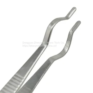 Stainless Steel Tweezers Chemical Experiment Equipment Thickened Tube Tweezers Round Head Crucible Pliers High-Temp Resistant Teaching Instruments thumbnail-5