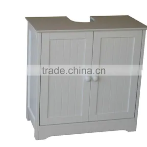 E1 MDF White Wash Cabinet thumbnail-1