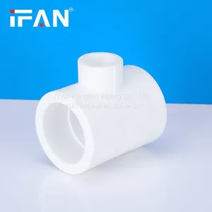 IFAN High Pressure PN25 White Plastic PPR Fitting Reduce Tee PPR Fittings thumbnail-1