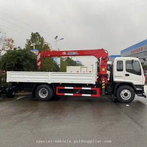 Isuzu Transport Vehicle Carrying a 5-ton Crane thumbnail-3