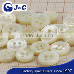 2015 Nature Squrae Round White Color Trocas Shell Button thumbnail-1