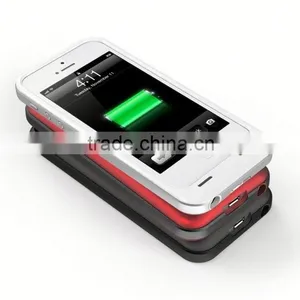 2100mAh For IPhone 5 External Backup Power Bank Battery Charger Cover Case thumbnail-1