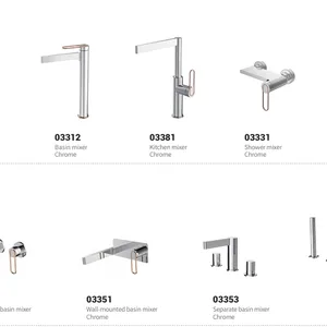 Long Service Life Water-saving Practical and Beautiful Separate Basin/bathtub Mixer thumbnail-3