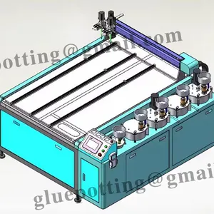 AB Adhesive Sealant Mixing System Potting Filling Dispensing Machine AB Glue Mixer Dispenser With Oven Curing thumbnail-1