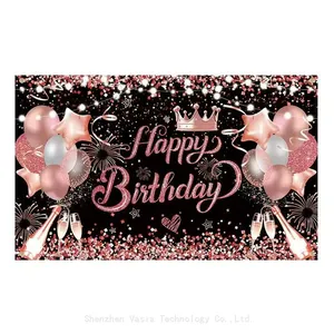 Vinyl Happy New Year Banners - 2025 Celebration Background for Event Decor thumbnail-3