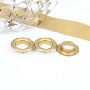 Metal Grommets Eyelets Gold Eyelet for Bag Shoes and Garment Accessories thumbnail-5
