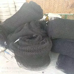 Flexible Black Oxide Stainless Steel Wire Rope Mesh Knotted Mesh for Zoo and Animal Enclosure thumbnail-5
