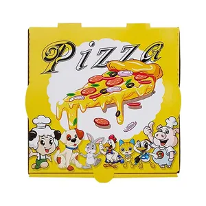 Customized Recycled Corrugated Board Pizza Box thumbnail-4
