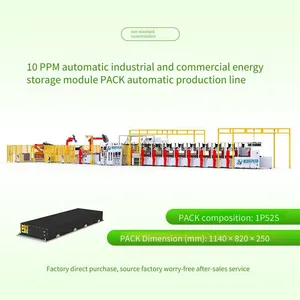 Square Shell Battery Pack Production Line, Fully Automated Line Body Machinery and Equipment for Household Energy Storage and Industrial and Commercial Energy Storage Modules thumbnail-2