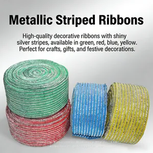 Durable Silver Glitter Mesh Dish Sponge Cloth Semi-Finished Roll Raw Abrasive Fabric Wholesale Bulk thumbnail-3