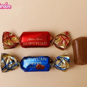 Apple Flavor/ Chocolate Filled Coffee Flavor Toffee Candy thumbnail-4