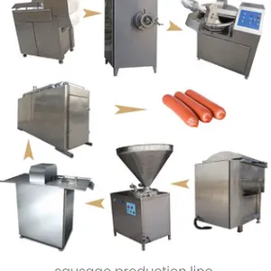 2024 Year New Chicken Meat Fish Meat Pork Meat Red Sausage Production Line on Sale thumbnail-2
