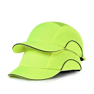 Fluorescent Outdoor Safety Anti-Collision Bump Cap With Insert Helmet thumbnail-5