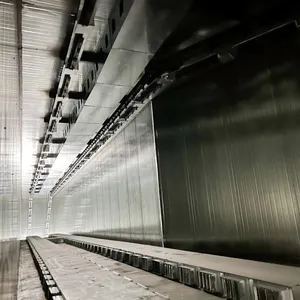 Overhead Conveyor Electrostatic Powder Spraying Setup For Steel Electrical Cabinet Anti‑Rust Finishing thumbnail-3