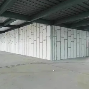 Fast Installation Modern EPS Cement Sandwich Panels Fireproof Sound Insulation Eco-Friendly Water Resistant Exterior Wall Hotel thumbnail-4