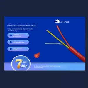 Sihf ce Certified Silicone Rubber High-temperature Resistant Cable for Outdoor and Damp Environments and Indoor Use thumbnail-1