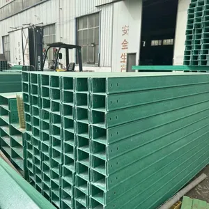 Fire Retardant GRP Ladder Cable Tray Fiberglass Composite Cable Ladder for Outdoor Industrial Wiring thumbnail-3