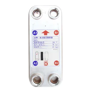 Chemical Industry Pipeline Plate Heat Exchanger for Acid Cooling, 316L, PN10 thumbnail-2
