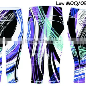 Women Fashion Print Full Length Fitness Gym Yoga Wear Capris Leggings Pants thumbnail-1